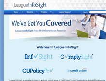 Tablet Screenshot of leagueinfosight.com